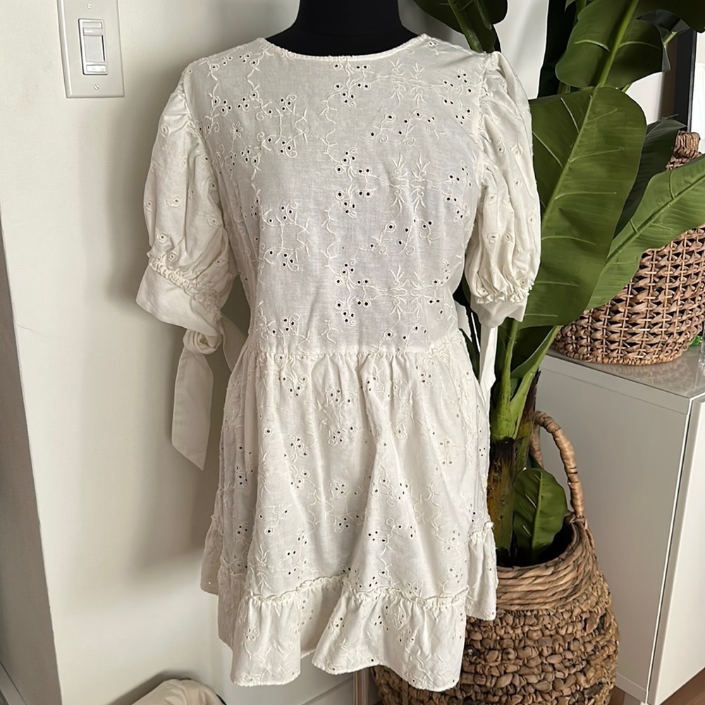 Sunday Best by Aritzia - Oregold Dress - Ivory - Size L - Picture 3 of 11